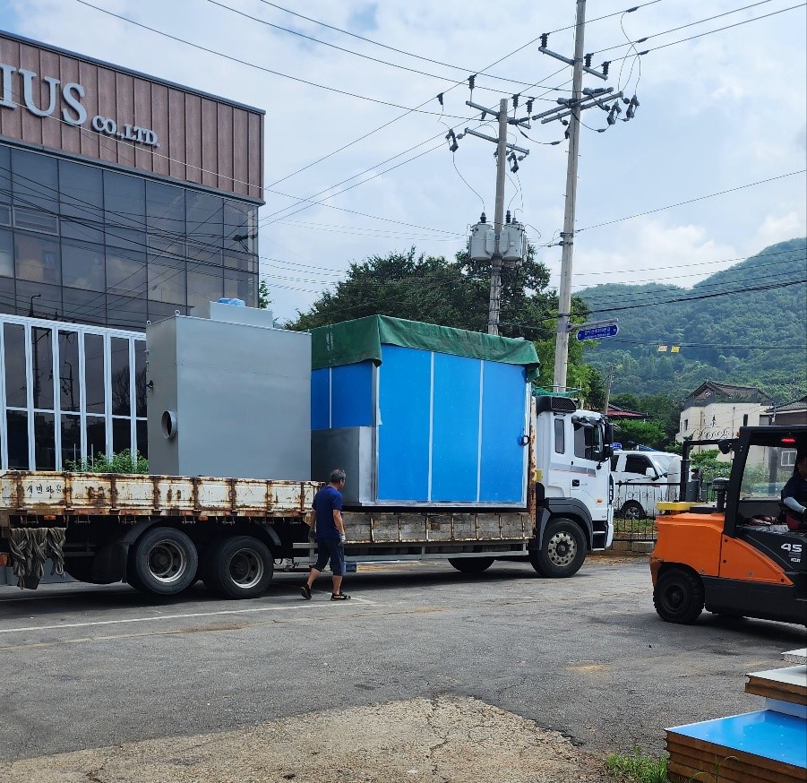 니어스 맞춤형 도장부스 설치